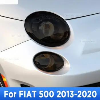 FIAT 500 2013-2020 Auto Välisilme Esitulede Anti-scratch Ees Lamp Tint TPÜ kaitsekile Katab Remont, Lisaseadmed Kleebis