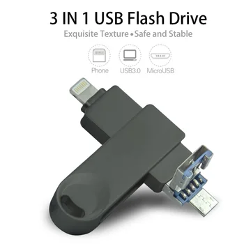 USB mälupulgad veekindel USB 3.0 Pen Drive 256GB 128GB 32GB 64GB kiire memoria usb flash ketas