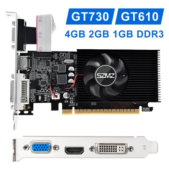 GT730 4GB DDR3 128Bit Graafika Kaardi Ventilaatori HD+VGA+DVI Port PCI-E2.0 16X videokaart ARVUTI Laua-PC/Serverid