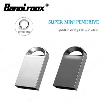 Banolroox Flash-USB-Pendrive 8gb 16gb 32gb 64gb 128gb USB 256gb Flash Drive on Pen-Drive Mini Metallist Memoria USB-Disk mälupulk