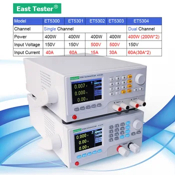400W 150V/500V digitaalse programmeeritava elektroonilise koormus tester aku laadimine /aku testimine, lülitus - /lineaarne toide