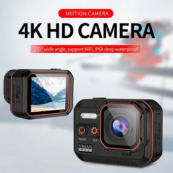 Action Kaamera 4K HD Veekindel WiFi Veealuse Kaamera Taaslaetav Aku
