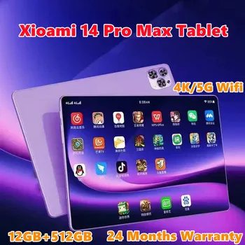 2023 Originaal Globaalne Versioon Pad 6 Plus Tablett Android 12 12GB RAM 512 GB ROM-Touch Tablet Dual Card Tahvelarvuti 5G Wifi Tüüp-C
