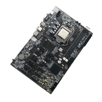 B75 12 PCIE ETH Kaevandamine Emaplaadi LGA1155 MSATA USB3.0 SATA3.0 Toetada DDR3+CPU
