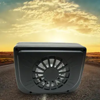 Kasulik Plastikust Professionaalne Suure Jõudlusega Auto Päikeseenergia Fänn Tõhus Kaasaskantav Auto Akna Radiaator Auto