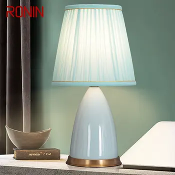 RONIN Keraamika Tabel Lamp LED Kaasaegse Loomingulise Reguleeritav, Laua Tuled Decor Kodus elutuba, Magamistuba Öö