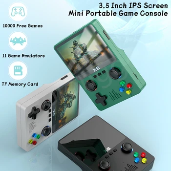 Uusim X6 Kaasaskantav Mängukonsool 3,5-Tolline IPS Ekraan Mini Pihuarvutite Mängu Mängija 32GB Koos 10000 Mängud 8/16/32 Natuke Arcade Mäng