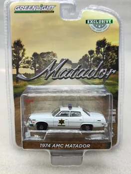 1:64 1974. aasta AMC Matador Härjavõitleja Politsei Auto Diecast Metal Sulamist Mudel Auto Mänguasjad Kingituste Kogumine