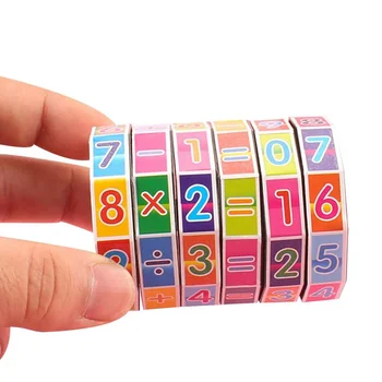 Matemaatika Cube Kid Laste Varase Õppe Õpetamise Arenguhäireid Beebi Mänguasi Magic Luure Aritmeetilised Matemaatika Puzzle Mänguasi Uuringu Aidata