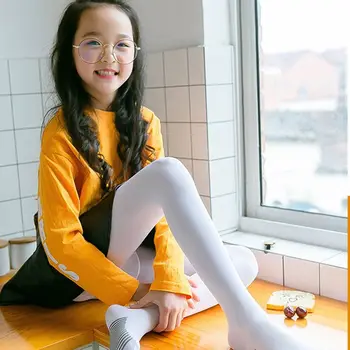 Suvel Pehme Tants Sokid Mugav Anti-slip Lapsed Retuusid Lapsed Säärised korea Stiilis Sukad Lastele Tüdrukute Sukkpüksid