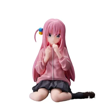 8cm Anime Rock Hitori Gotoh Istuvas Asendis Tegevus Joonis Ilu Tüdruk Joonis Laekuva Mudel Klassikaline Ornament Mänguasi Kingitus