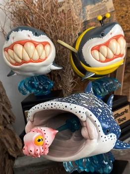 Hai Pluss Piiratud Mudel Mereloomade Valge Hai Koguja Laua Kaunistamiseks Realistlik Sünnipäeva Kingitus Lapsed Hariduslik Mänguasi