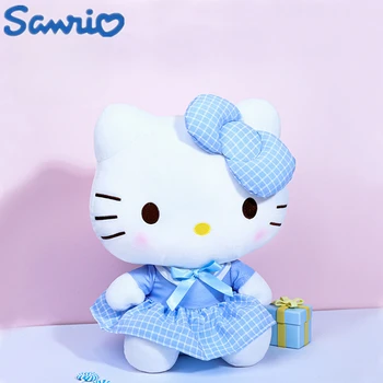 Sanrio Tõeline Hello Kitty Ühtlane Seeria Kawaii Nukk Pehme Q Batuut Dekoratiivsed Mudel, Laste -, Plüüš-Mänguasi Jõulud Kingitus