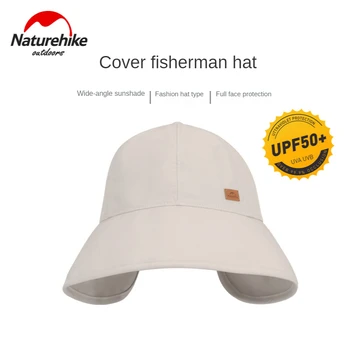 Naturehike Nägu Katta Kopp Müts Päikese Kaitseks UV-Kaitse Mood Vabaaja Müts Väljas Püük Kork kalurite müts