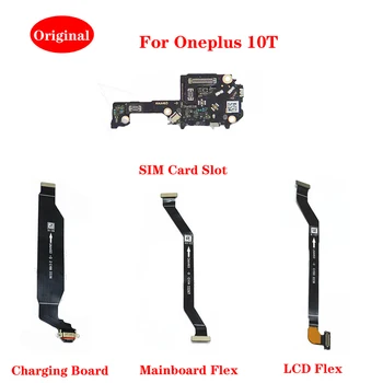 Algne Jaoks Oneplus 10T Laadimine USB Dock SIM-Kaardi Salve Pesa Mikrofon Moodul Juhatuse FPC LCD Emaplaadi Ühenduspesa Flex Kaabel