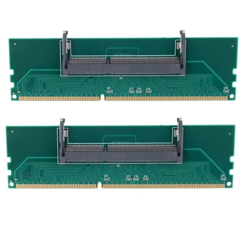 2X DDR3 Sülearvuti SO-DIMM Desktop DIMM Mälu RAM Pesa Adapter DDR3 Sülearvuti sisemälu Lauaarvuti RAM