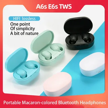 YOGET Kaasaskantav Macaron Värv 5.0 TWS iPhone Xiaomi Huawei Bluetooth Kõrvaklapid Kõrvaklapid Sport HiFi Bass Earbuds Traadita