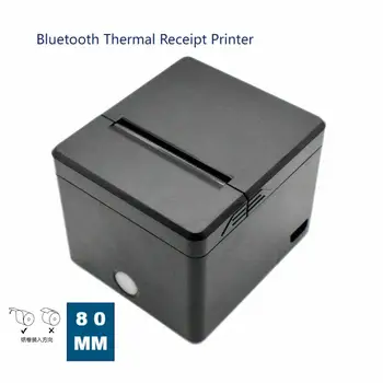 Desktop 80mm Thermal Printer USB-Bluetooth Liides, Valge Värv Printer 220mm/s Printimise Kiirus