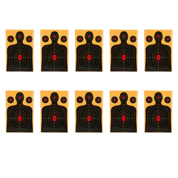 10tk 12x18 Tolline Target Shooting Ilus Välimus Peen Töö Kerge Tulistades Paber Vibulaskmine Tava