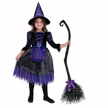 Halloween Witch Maagiline Broom Ja Naljakas Täiuslik Õudne Õudne Halloween Tarvikud Huvitav Ghost Festival Rekvisiidid Luud