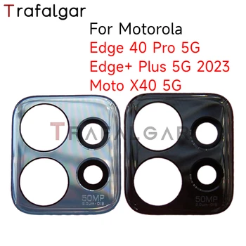 Tagumine Tagasi Kaamera Klaas Objektiivi Motorola Serv 40 Pro Edge+Pluss 2023 Moto X40 5G XT2301-5 XT2301-1 Varu+Liim Kleebis