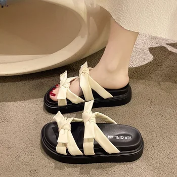 2023 Suvel Moe Disainer Naiste Suss Daamid Õhuke Sandal Uue Värviga Avatud Varvas Must Väljas Slaidid Naiste Kingad