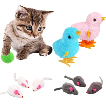 Creative Cat Toy Kellavärk Kevadel Võimu -, Plüüš-Hiire -, Plüüš-Mänguasi Catmint Simulatsiooni Hiirt, Kass Pet Kiusasid Juhuslik Värvi Pet Products