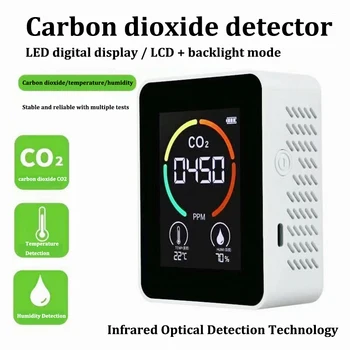 3 1 Õhu Kvaliteedi Anduri Süsinikdioksiidi Detektor Põllumajandusliku Tootmise Kasvuhoonegaaside Jälgida Õhu Kvaliteet Tester CO2 Mõõtja