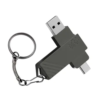 OTG Dual-port Flash Drive 128GB Smart Memory Card 64GB 256GB C-Tüüpi Lugejaga USB2.0 usb mälupulk Micro Äri kingitus