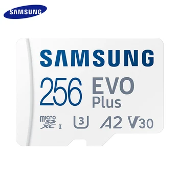 SAMSUNG Originaal Mälukaardi Suur Kiirus 100 MB/S EVO PLUS 256GB 128GB Microsd Class 10 U3 TF Kaarte UHS-I U1 64GB Micro SD Kaart