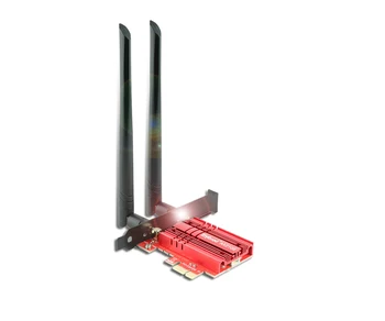 Ziyituod WiFi 6E, AX210 Traadita 5400Mbps koos BT 5.2 Adapter PCI-E WiFi Võrgu-Tri-Band (2,4 GHz/5 ghz/6GHz) PCI-E Kaart PC
