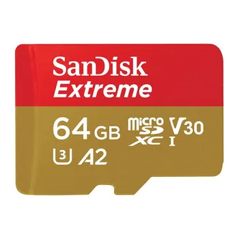SanDisk Micro SD Card Mälukaart Extreme MicroSD-Kaarte 128GB 64GB SDXC 256GB A2 U3 v30 eluviis kodukinosüsteemid Max 160MB/s Flash TF DJI