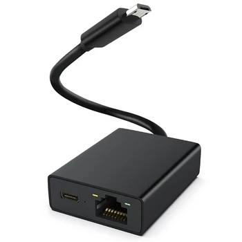 2X Micro-USB võrgukaart Ethernet Adapter, Mikro-USB-100M Võrgu Kaart 4K Tulekahju TV Stick-Ethernet-Switch-Ruuteri