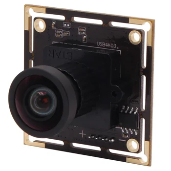 ELP 4K Kaamera lainurk Fisheye Objektiiv 3840x2160 30fps IMX415 Veebikaamera Juhatuse Kõrge Kaadrisagedus Mini USB Kaamera Moodul Arvuti