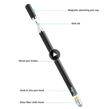 1 Tk Puutetundlik Pliiats Macaroon Magnet Pen Cap Mobiiltelefon, Tahvelarvuti Ekraani Pliiats Universal Ekraani Pliiatsiga Koduelektroonika