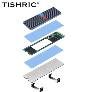 TISHRIC SSD M2 Radiaator NGFF NVME M. 2 kõvaketast, Heatsink Jahutus Padjad jahutusradiaator Koos Thermal Pad Lauaarvuti M2 2280 PCIE SSD