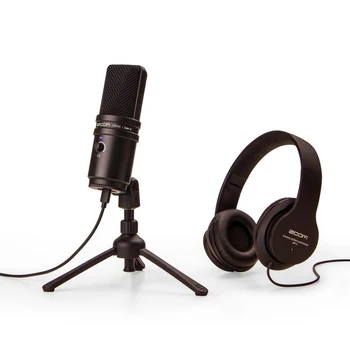 ZOOM ZUM-2PMP Podcast Mic Pakk saade-stiilis USB mikrofon rekord podcast ja oja arvuti