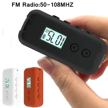 2023 Mini Tasku FM-Raadio Kaasaskantav 50-108MHZ Raadio Vastuvõtja Stereo raadio Raadio Väljas Mängija, FM-Muusika Mini Walkman Uus