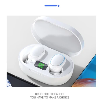 Bluetooth-5.0 Touch Kaasaskantav Sport Kõrvaklapid HD Mikrofon Muusikat Smart Wireless E7S Kõrvaklapid