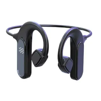 Luu Juhtivus Kõrvaklapid Traadita Avatud Ear Kõrvaklapid 5.1 Sport Peakomplektiga Juhtmeta Treening Kõrvaklappide LED-Ekraan, Kõrvaklapid