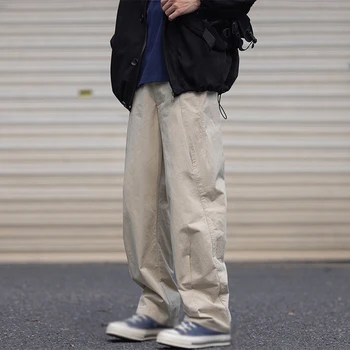 Meeste Retro Tööd Stiilis Püksid Jaapani Lihtne Moes Sada Vabaaja Püksid Sweatpants Trendikas Meeste Riided