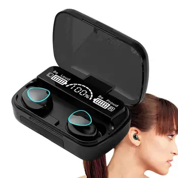 Traadita In-Ear Kõrvaklapid, Mini Wireless Earbuds BT 5.1 In-Ear Kõrvaklapid Koos Aku Juhul IPX7 Veekindel Ümbritsevale Täiuslik