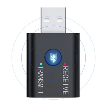 Aux Mini Wireless Bluetooth Vastuvõtja Adapter 5.0 Audio Transmitter Stereo Bluetooth Dongle Aux, Usb Ja 3,5 Mm Laptop Tv Pc