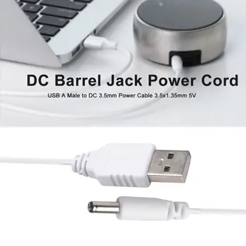 USB Laadija Kaabel A-Tüüpi Mees DC 3,5 mm toitejuhe 3.5/1.35 mm 5V DC Barrel Jack Connector Power Adapter laadimiskaabel