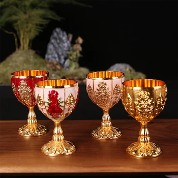 30ML Gold Vintage Euroopa Veini Klaasi Šampanja Klaasid Joogi Pokaalilaadse Kokteil Cup Kingitus Baar Home Decor